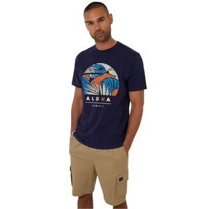 Threadbare Mens Darwall Regular T-Shirt / Navy